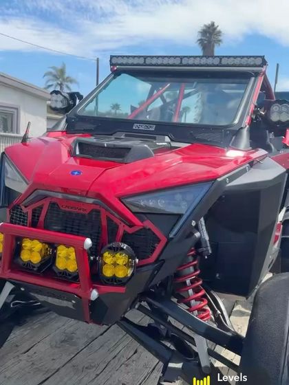 Polaris RZR — Red Forged Carbon Fiber by Sheer Auto Styling, Santa Maria