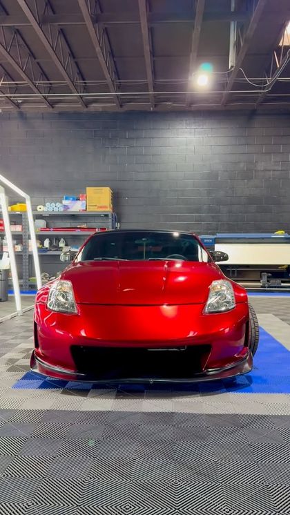 Nissan 350Z — Metallic Gem Red by Sheer Auto Styling, Santa Maria